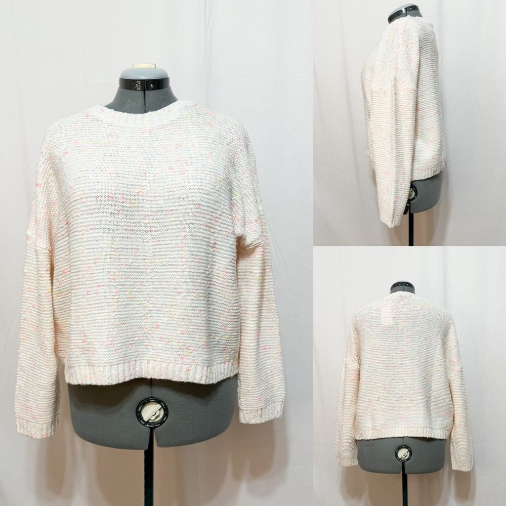 Love At First Find NWT Sz XL Multi Crew Neck Crop Sweater